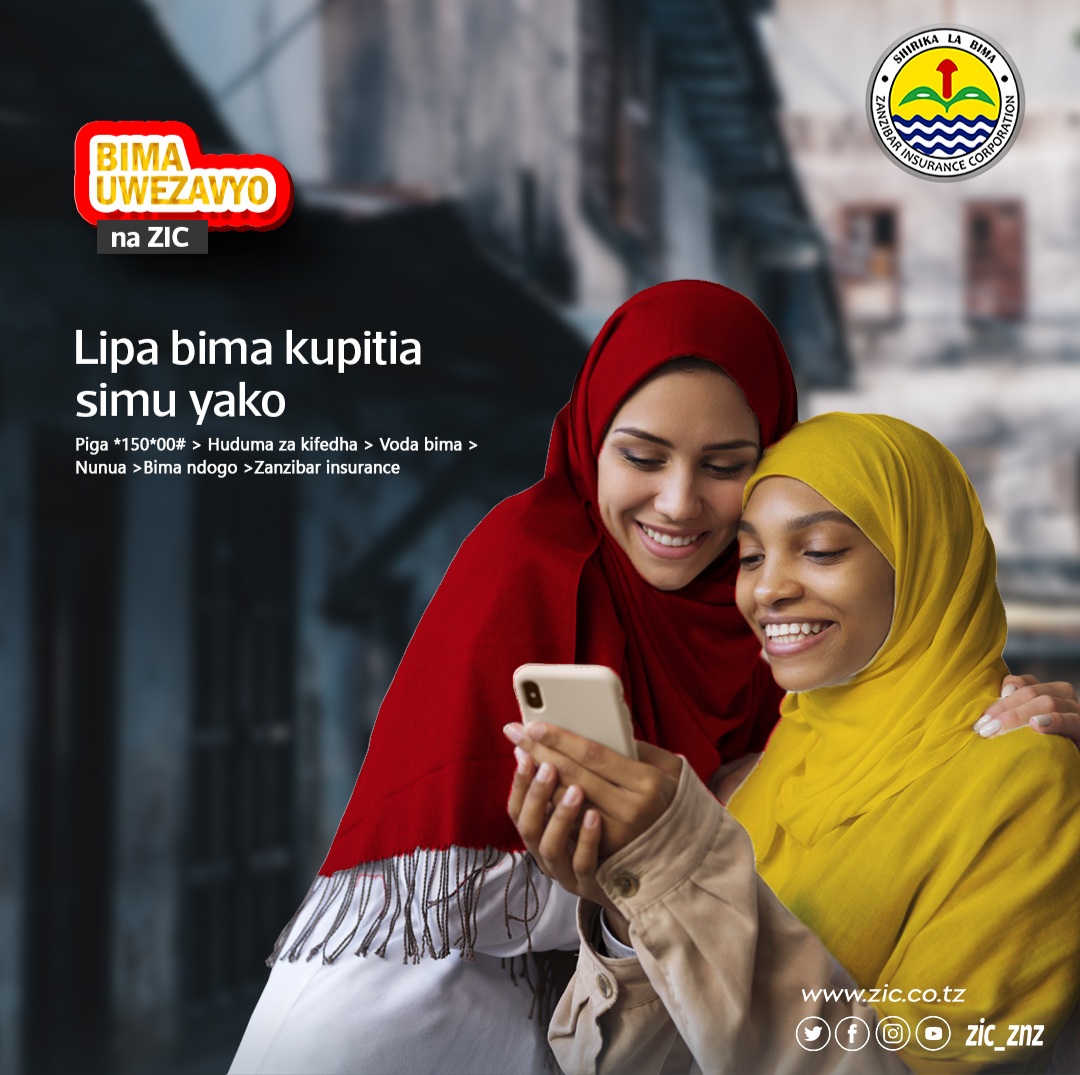 Zic_znz's tweet photo. Hakuna tena Ujanja ujanja, tumesogea hadi kwenye kiganja chako. Piga * 150*00# kisha Fuata hatua hizi kukata bima. https://t.co/RQu89bAXq7