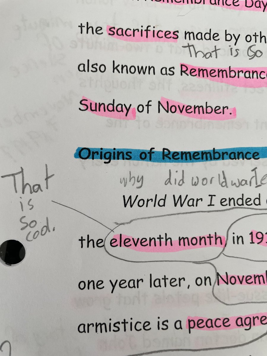 mskcorbin's tweet photo. Talking to the Text is one of my favourite Reading Strategies to show my students. I love to see what they’re thinking while they read!📚 #gvslearns https://t.co/D7t37muAG8