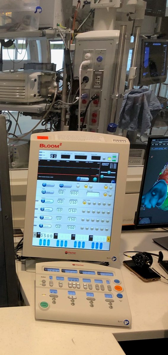 wes_rogers13's tweet photo. Nine new Bloom 2 systems installed at the University of Pennsylvania @PennCardiology. The Bloom has come full circle from its start at Penn with Murray Bloom in the late '60s. #EPeeps #cardionerds #cardiotwitter #Bloomstimulator https://t.co/U0MgSJb6ai