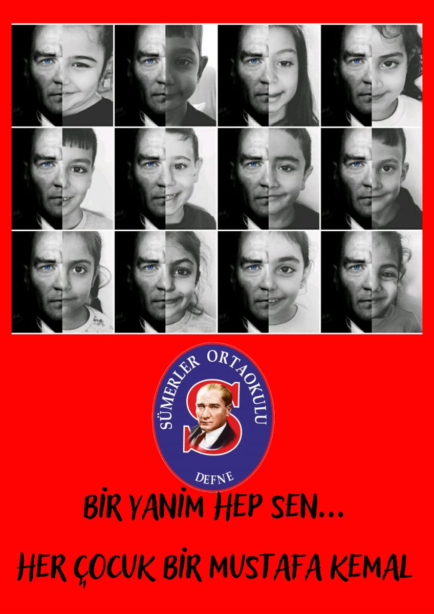 An(la)mak için... 
Sevgili miniklerimiz (Anasınıfı Öğrencilerimizle) 
Daima işaret ettiği gibi;
Akılla, bilimle, inançla, umutla, çalışmayla ve sonsuz hasretle…
#10Kasim
#AtatürküAnma 
<a href="/tcmeb/">Millî Eğitim Bakanlığı</a>
<a href="/hataymem/">Hatay İl Millî Eğitim Müdürlüğü</a>
<a href="/mesutcerko/">Mesut Çerko🇹🇷</a>
<a href="/kemalgulistan66/">KEMAL GÜLİSTAN</a>