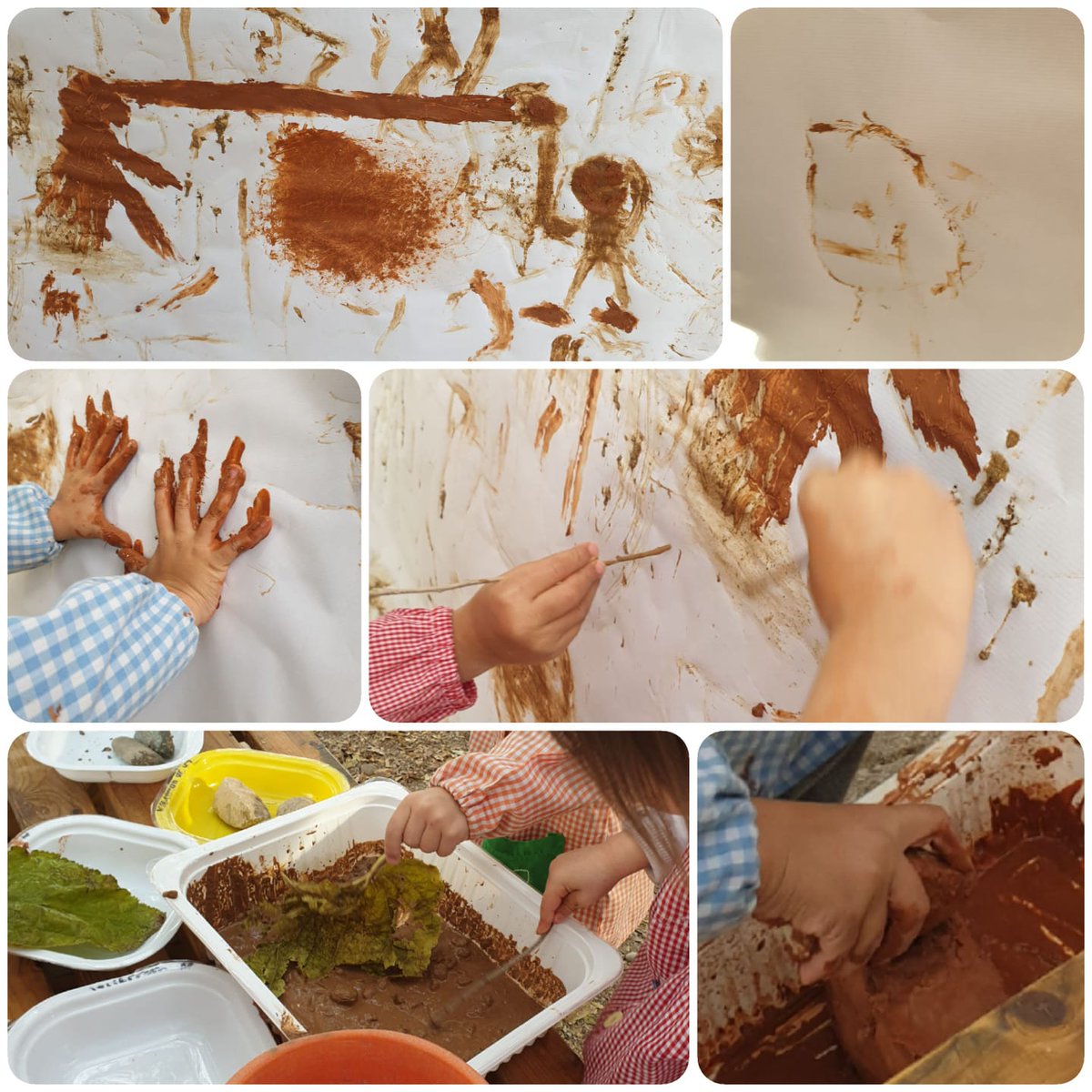 zer_conca's tweet photo. Treballem la prehistòria, creem pintura a partir de diferents tipus de sorres i dibuixem figures rupestres!
#aprenentatgesignificatiu #aprenentatgevivencial #zerconca #escolavalldemur #transformacióeducativa #EscolesVerdes #escolapetita https://t.co/w80ZGUP4dq
