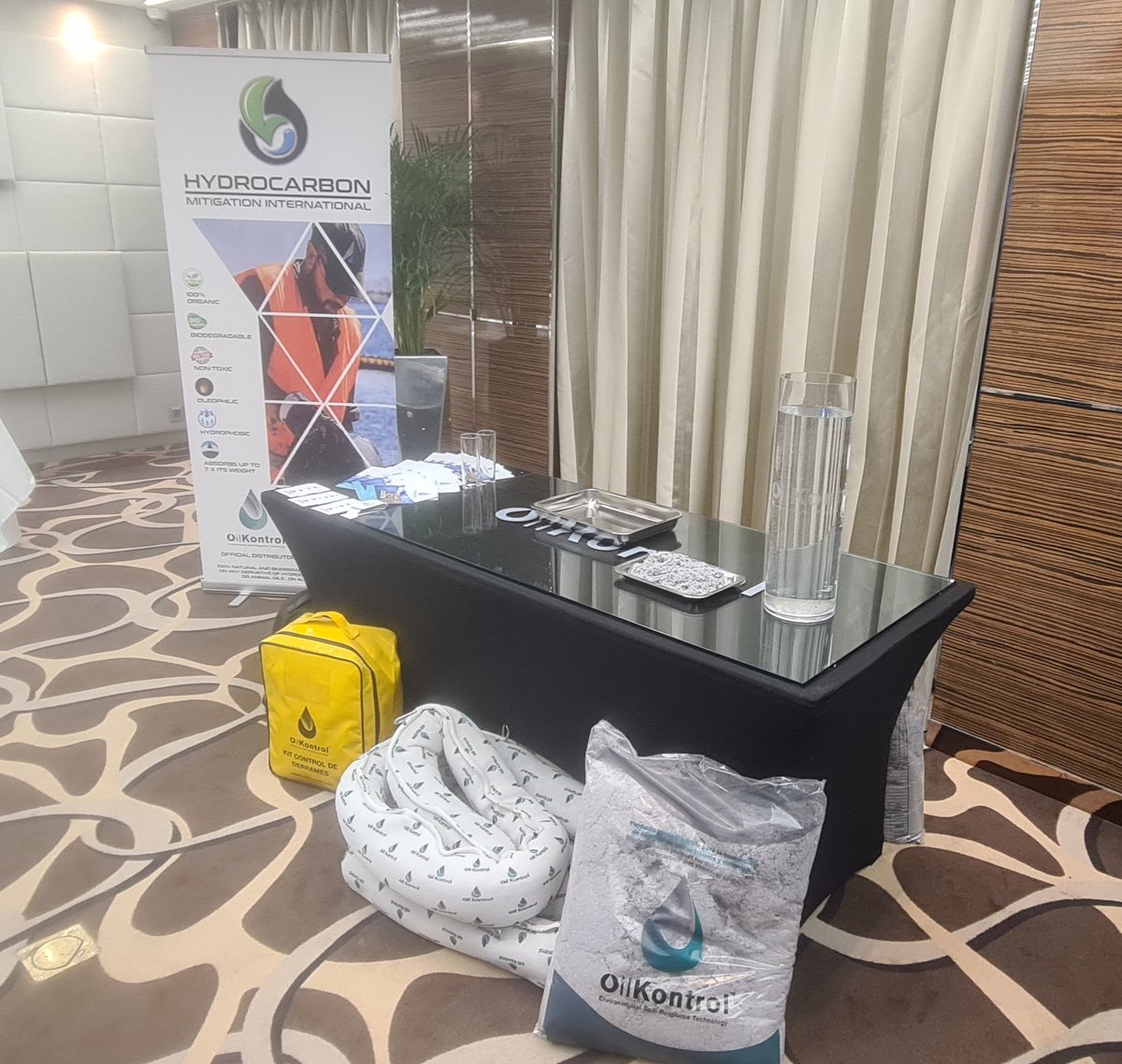 Today we officially launched our 100% Organic and biodegradable hydrocarbon recovery products at the Gibraltar Maritime Week. #OilKontrol @GibraltarGov @gibraltarport @Petrospot