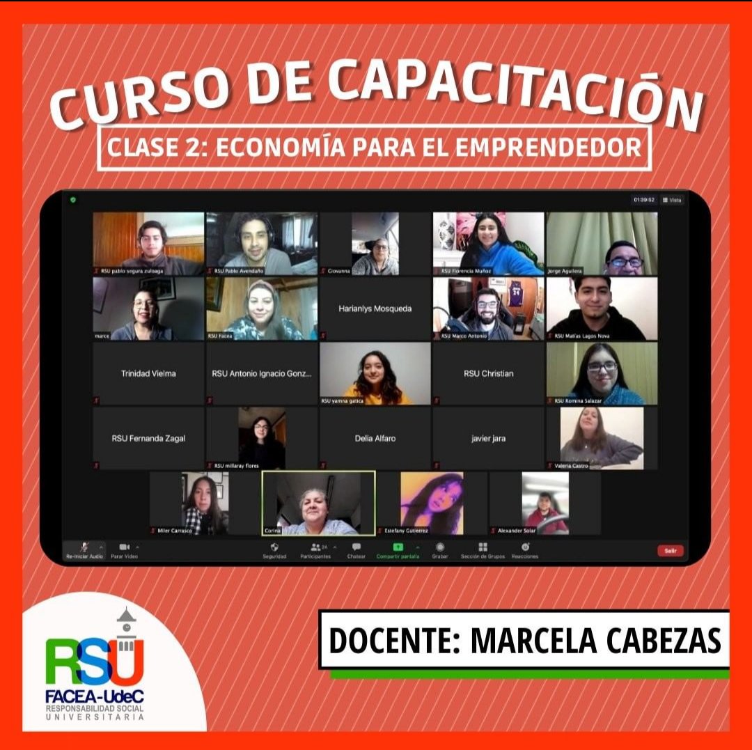 RSUfacea's tweet photo. Primeras 3 clases del curso de capacitación para emprendedores  año 2021, donde se vio microemprendimiento, economía y  formalizacion de el negocio.
#RSUfacea #emprende #emprendimiento #Chile https://t.co/EIPZHmg1xC