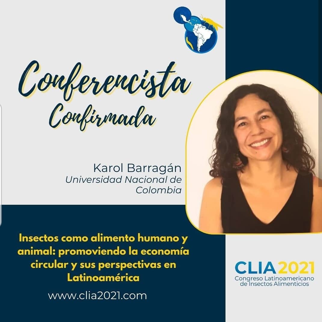 Nos vemos en @Clia2021 el 1, 2 y 3 de diciembre!🐛🦗🐝 para contarles cómo los bichos van a salvar el mundo!💪🏽 #circulareconomy #InsectsAsFeed #sustainabledevelopmentgoals #Protein #SpinOff