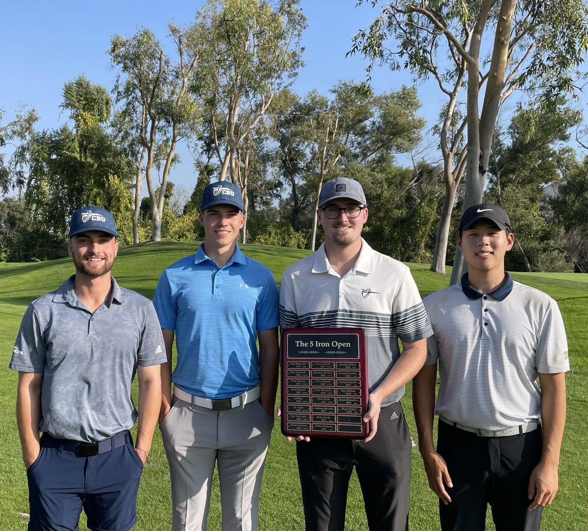 tl_coach's tweet photo. And we’re off Final 9 23rd #5IRONOpen #FinalFour @GolfGooseCreek #LetsGo https://t.co/hrUCbDtrBX