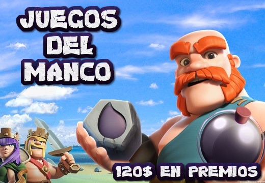Bienvenidos a los juegos del manco #clashofclans 100 jugadores 10 grupos solo town hall 14 eliminacion directa a un solo ataque libre estrategia prepara tu ejercito por que proximamente se abriran inscripciones te lo vas a perder...