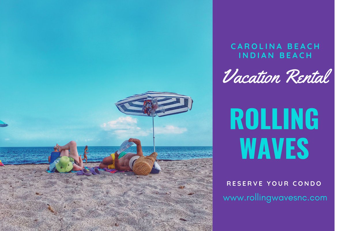 Visit Rolling Waves to view our oceanfront condos, for availability search, and to book your vacay. rollingwavesnc.com #vacation #vacay #vacationmode #carolinabeach #relaxtime #chillax #oceanfrontcondo #beachfrontcondo #beachfrontrental