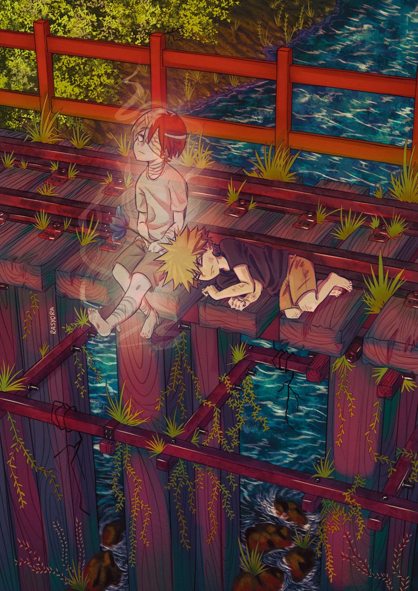 Here's my full piece for <a href="/HorrorZine/">FRIGHT NIGHT (A BNHA Horror Zine) @ FINISHED</a>! This is my first todobaku related big rendered piece and it's a lil angsty ,,,,I apologize DJSKNDKEJD T v T🙏🏻💕💕

Anyways! The zine leftover sales ends on November 12th and it's full of gorgeous works! 🥺💕