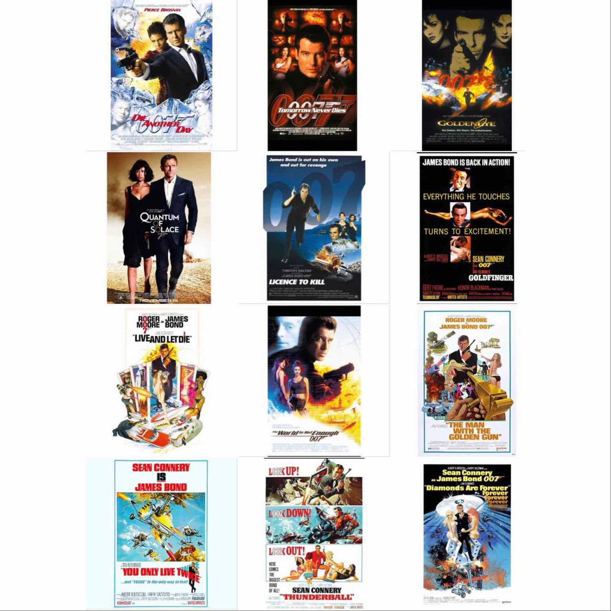 MattBurgan's tweet photo. Happy ‘No Time to Die’ Eve in Australia! It’ll be 6 years to the day since seeing (an advanced screening of) SPECTRE. Here are my rankings of the 24 official @007 films from ‘AVTAK’ to ‘DAF’. See why they’re ranked where they are on my Instagram: mcburgan #NoTimeToDie #JamesBond https://t.co/1kfGiWts1L