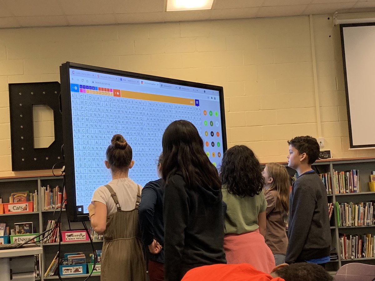 KehLibrary's tweet photo. Lots going on this week at the @keheleycomets Media Center! From color sudoku to balloon building to drawing kindness comics and virtual sticker boards, we #doitall! Oh yeah, there’s some reading in there too. Thanks @LintheLibrary for the comics! #lovemyjob #kidsdeserveit https://t.co/zaicRRMTrZ
