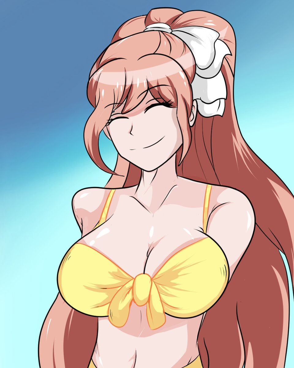 EnjayHey's tweet photo. Shame Chisa isn't in the new game, but I turned a discord drawing suggestion into a swimsuit one!
#danganronpa #DanganronpaDecadence #danganronpafanart #danganronpansfw #hentaicollection #yukizomechisa #ToplessTuesday https://t.co/3KZE5vh03B