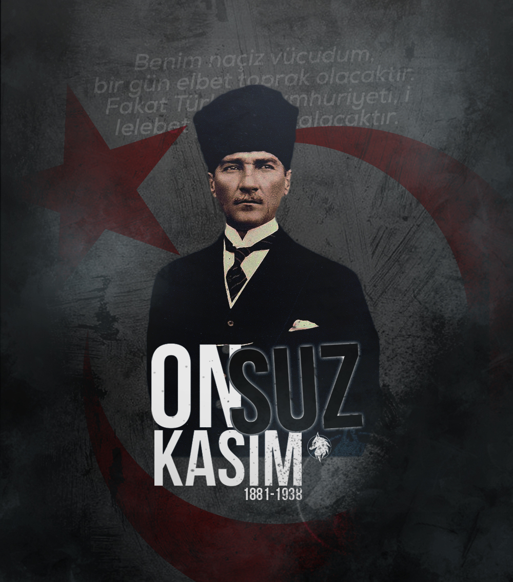 Özlemle ve minnetle
#10Kasım #10Kasim #10kasım193oo #10KasımSonsuzluk