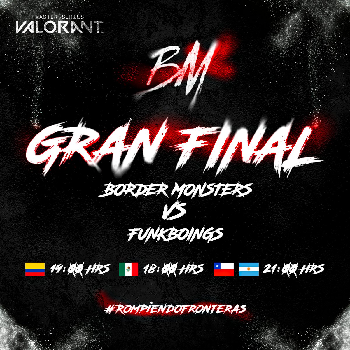 ¡Noche de final!🏆

Hoy nos jugamos un nuevo título en la #MasterSeries de <a href="/OneShotLatam/">🔥 OneShot Latam Series | Esports 🔥</a> ¿nos acompañas?😉

🆚<a href="/funkboings/">FUNKBOINGS🇲🇽</a> 
📺twitch.tv/oneshotlatam
⏰18:00🇲🇽|19:00🇨🇴|21:00🇦🇷🇨🇱

DALE MONSTRUOS🔥

#SomosMonstruos😈