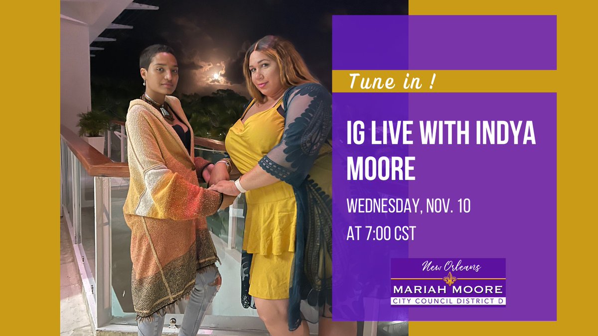 Special announcement! Join me and my dear friend, activist, actress, and model Indya Moore tomorrow at 7 CST for a very special IG Live. We’ll catch up, talk about the election, and maybe take a few questions. I can’t wait! Hope you’ll join us.