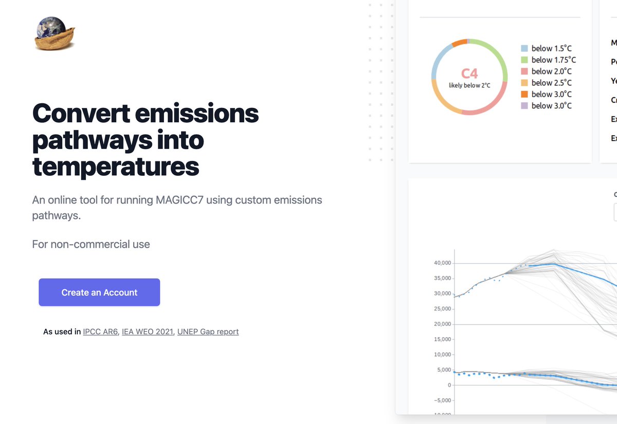 Climate Resource (@climatersrc) on Twitter photo JUST LAUNCHED: Making your own temperature projections in line with <a href="/IPCC_CH/">IPCC</a> WG1 science?
New portal:
live.magicc.org
BTW: MAGICC is temperature engine behind <a href="/UNEP/">UN Environment Programme</a> gap report, <a href="/IEA/">International Energy Agency</a> 1.8C assessments, our 1.9C NDC analysis (climate-resource.com/tools/ndcs) and 2.4C by CAT JUST LAUNCHED: Making your own temperature projections in line with <a href="/IPCC_CH/">IPCC</a> WG1 science?
New portal:
live.magicc.org
BTW: MAGICC is temperature engine behind <a href="/UNEP/">UN Environment Programme</a> gap report, <a href="/IEA/">International Energy Agency</a> 1.8C assessments, our 1.9C NDC analysis (climate-resource.com/tools/ndcs) and 2.4C by CAT