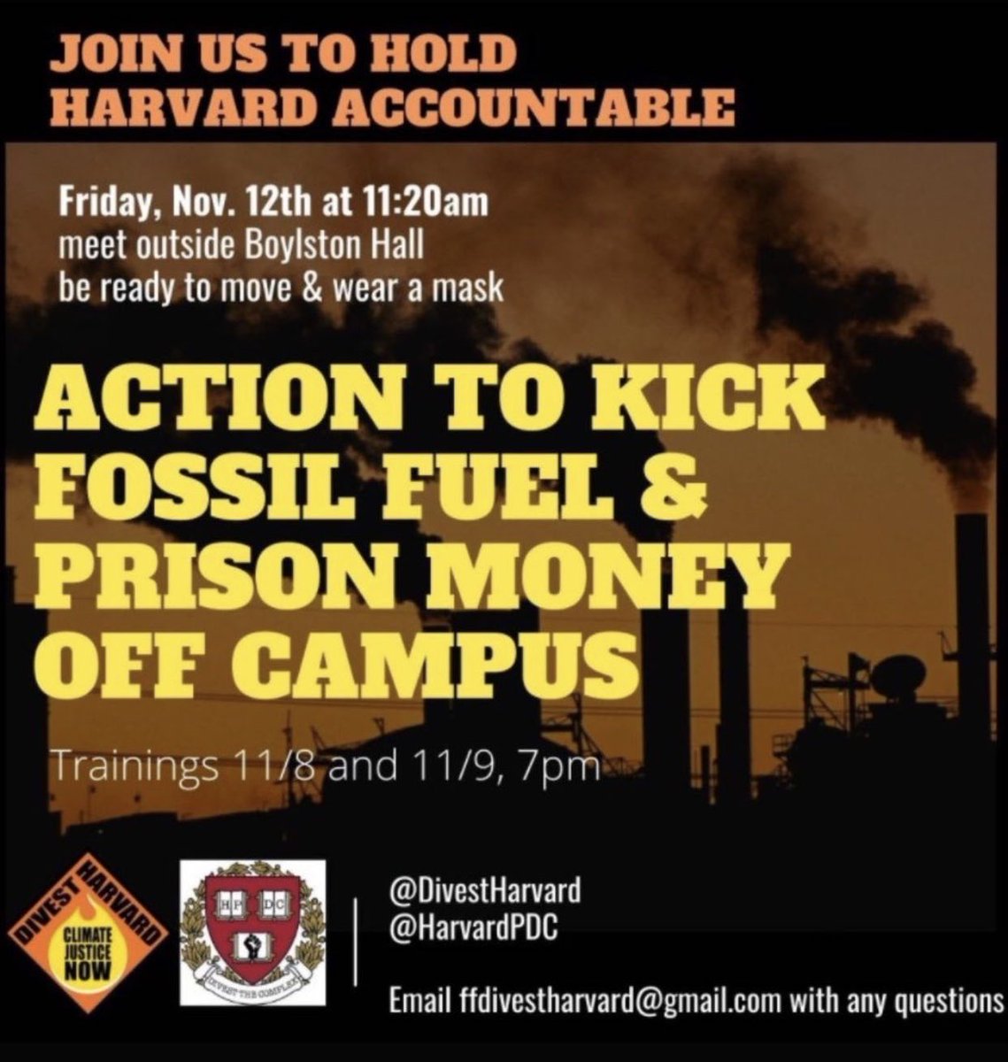 Harvard Prison Divestment Campaign tweet media