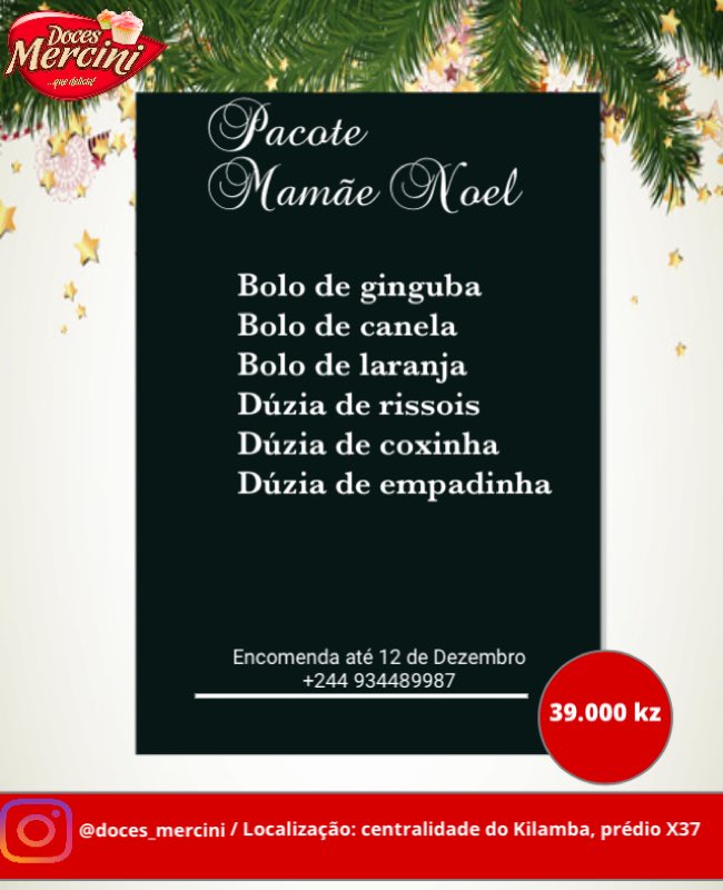 DocesMercini's tweet photo. Encomenda aberta até ao dia 12 de Dezembro https://t.co/pvTNLfdpPi