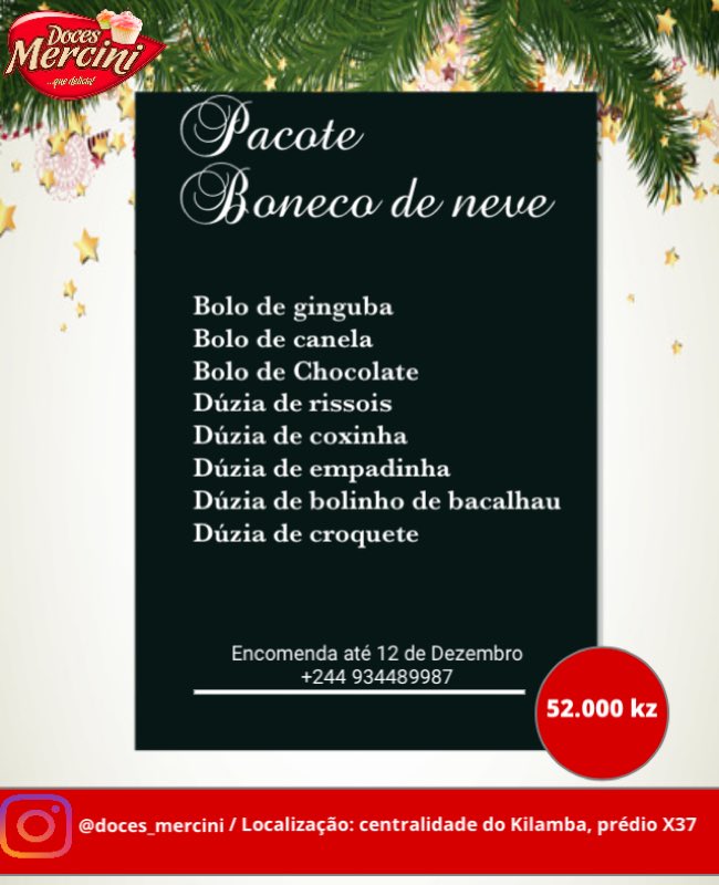 DocesMercini's tweet photo. Encomenda aberta até ao dia 12 de Dezembro https://t.co/pvTNLfdpPi