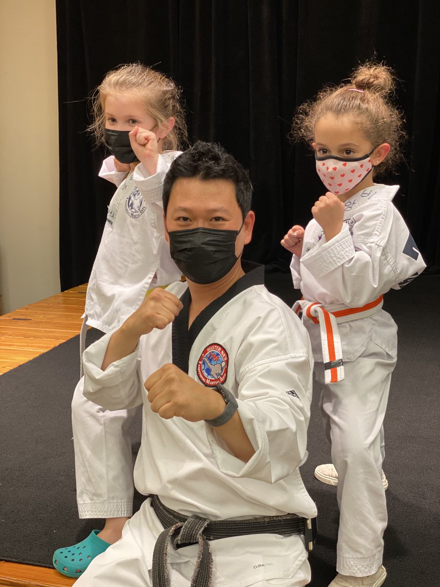 Echeverria__J's tweet photo. Very proud of my little girl and her progress with TMA. Confidence, strength and self defense are lifelong skills that will serve her well. #rankpromotion ⁦#traditionalmartialarts #charyut https://t.co/6YsNSo7s9l