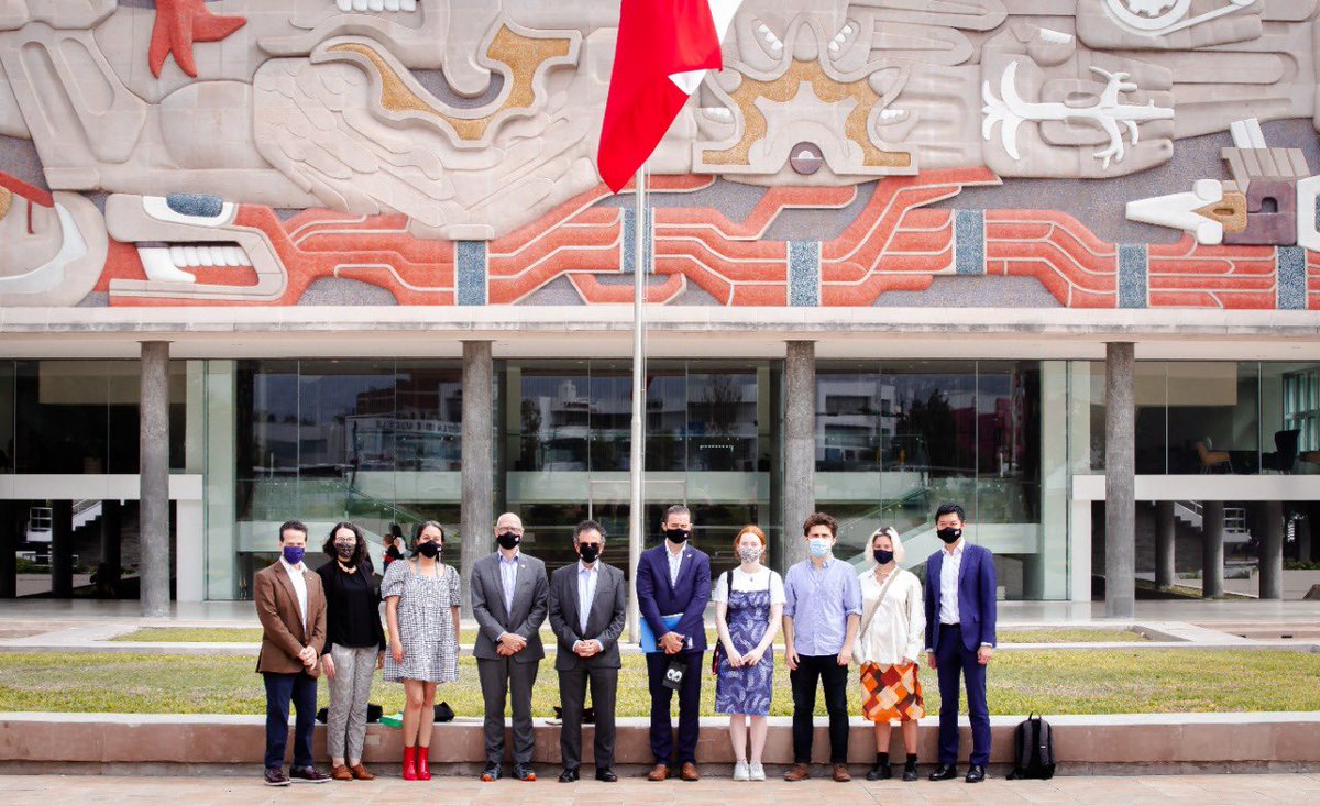 Welcomed ambassador <a href="/JonBenjamin19/">(((Jon Benjamin)))🇬🇧🏴󠁧󠁢󠁥󠁮󠁧󠁿🇨🇱✡️ ⚒🇬🇭</a>. The United Kingdom has been a close partner of <a href="/TecdeMonterrey/">Tecnológico de Monterrey</a>, we collaborate with over 40 universities, through double degrees, exchange programs, joint research and more. <a href="/UKinMexico/">UK in Mexico🇬🇧🇲🇽</a> #UKMX🇬🇧🇲🇽