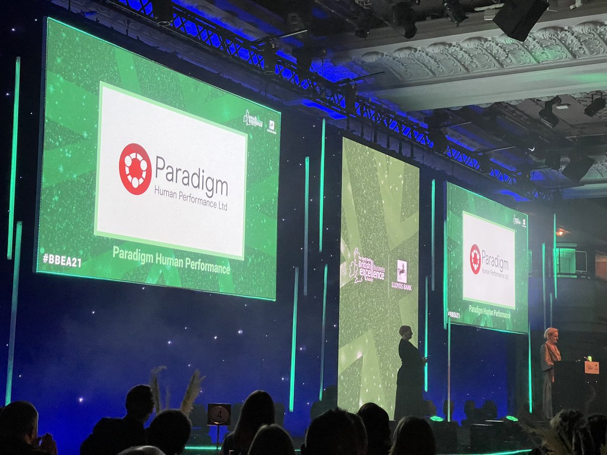Jarmila_Yu's tweet photo. Proud to see our client @paradigmhp 1 of just 5 finalists name in lights tonight at the @bbexawards for the Exporter of the Year Award category!
#britishbusinessexcellence #BBEA2021 #BBEA #britishbusiness #britishexporter #HOP #healthandsafety #mindthegap #teamParadigm #awards https://t.co/r9T9tGTC6z