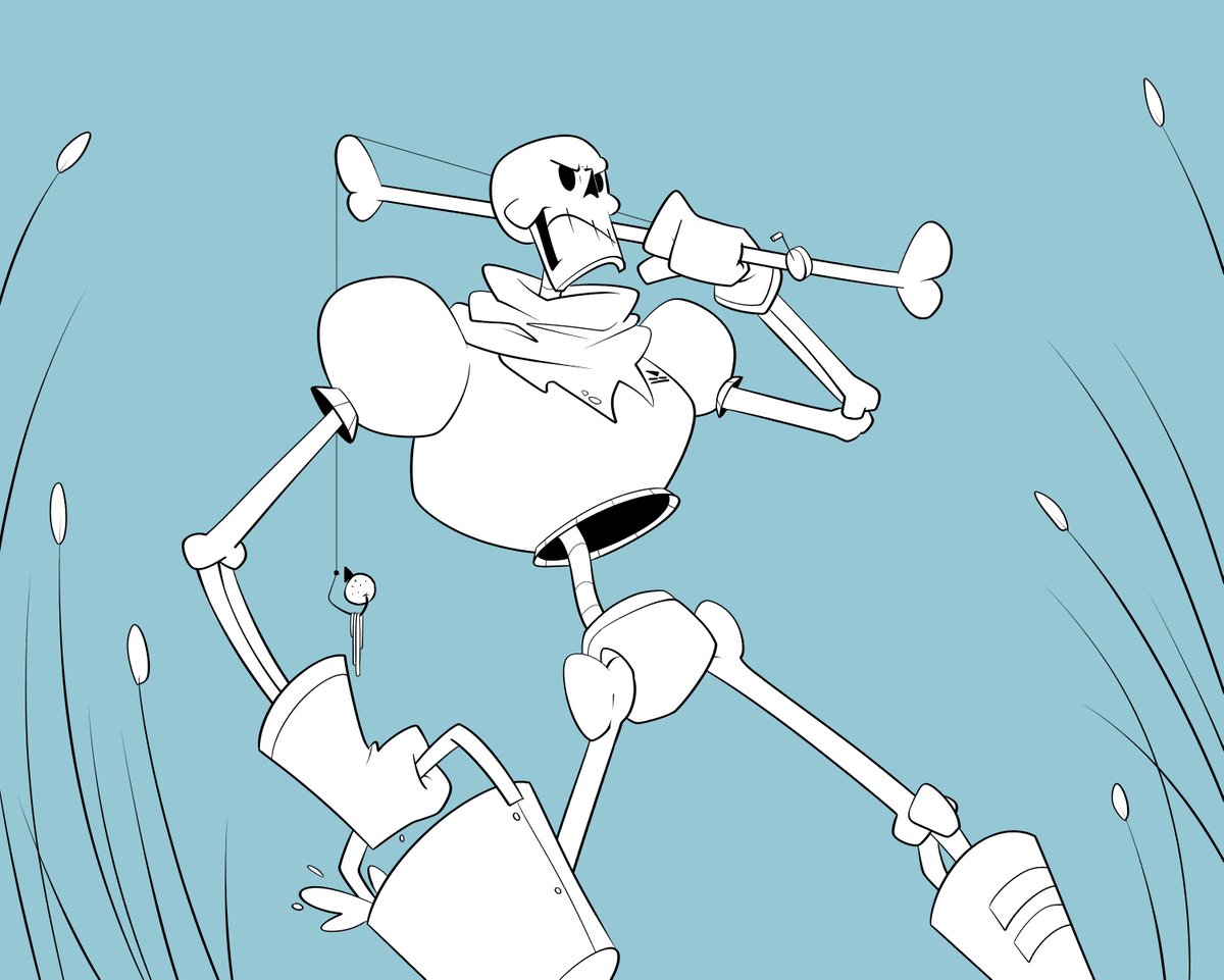 cerwcerw's tweet photo. Papyrus goes fishing https://t.co/4dBw8ISJgM