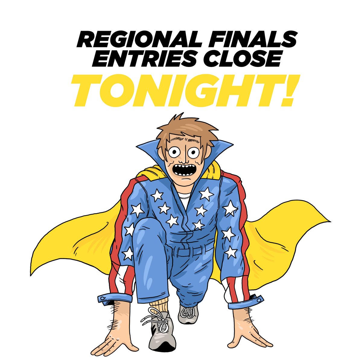 Today is the day! Entries to the 2021 Regional finals close TONIGHT at 11:59PM! Get your teams in now: zcu.io/nt9u