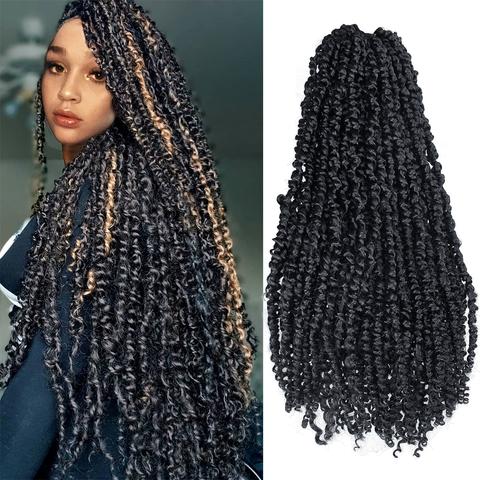Best selling products: YxCheris Synthetic Fluffy Pre-looped 3D Passion Cubic Twist Ombre Crochet Braided Hair Extensions , see at absolute-instyle-wigs.myshopify.com/products/yxche…