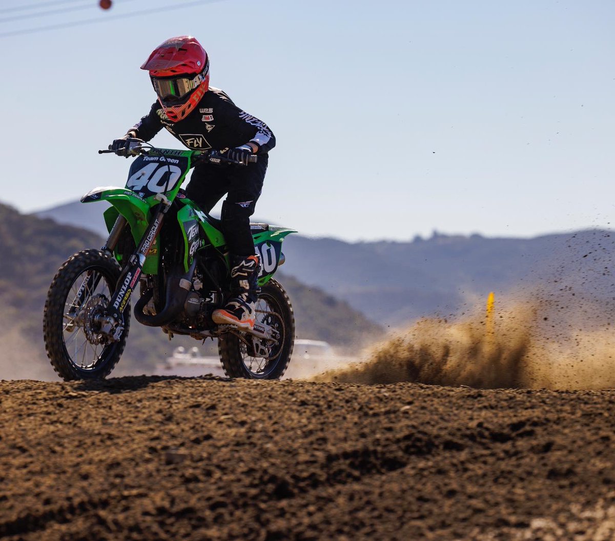 There are some new faces under the <a href="/MonsterEnergy/">Monster Energy</a> <a href="/KawasakiUSA/">Kawasaki USA</a> #TeamGreen tent! Meet Preston Boespflug, Landen Gordon, Enzo Temmerman and Caden Dudney. 😎
#Kawasaki #RaceKX #GoodTimes #KX85 #KX112 #KX250