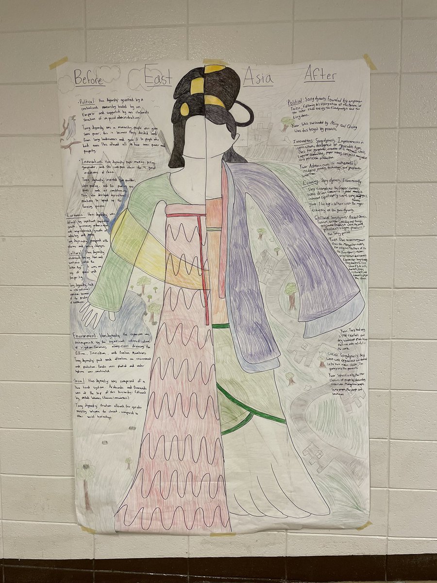 SouthernTrojans's tweet photo. AP World student working hard on their projects where they had to research empires from an assigned region and do a comparison in various categories. #leadlikeatrojan #METaLRocks https://t.co/hNBhAEClg6