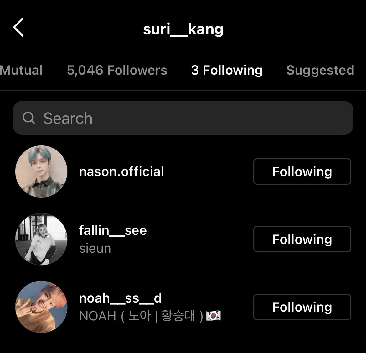 checkmatearc's tweet photo. so suri unfollowed checkmate and followed nason and noah???? https://t.co/lwzS1aGx8D