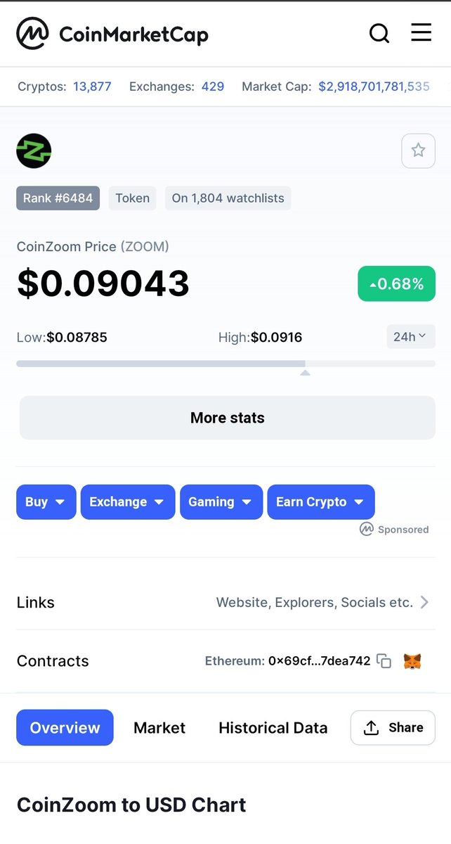 Dangelohunt's tweet photo. #ZoomToken is up next!
#Crypto #cryptocurrency
https://t.co/wFtSDQUO1K 📈💰🔥 https://t.co/Sr5xxkUHN9