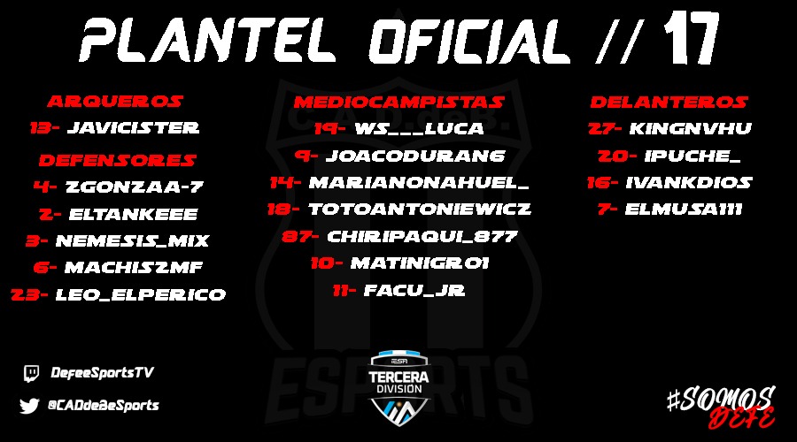 Defensores de Belgrano eSports (Desde 🏠). tweet media