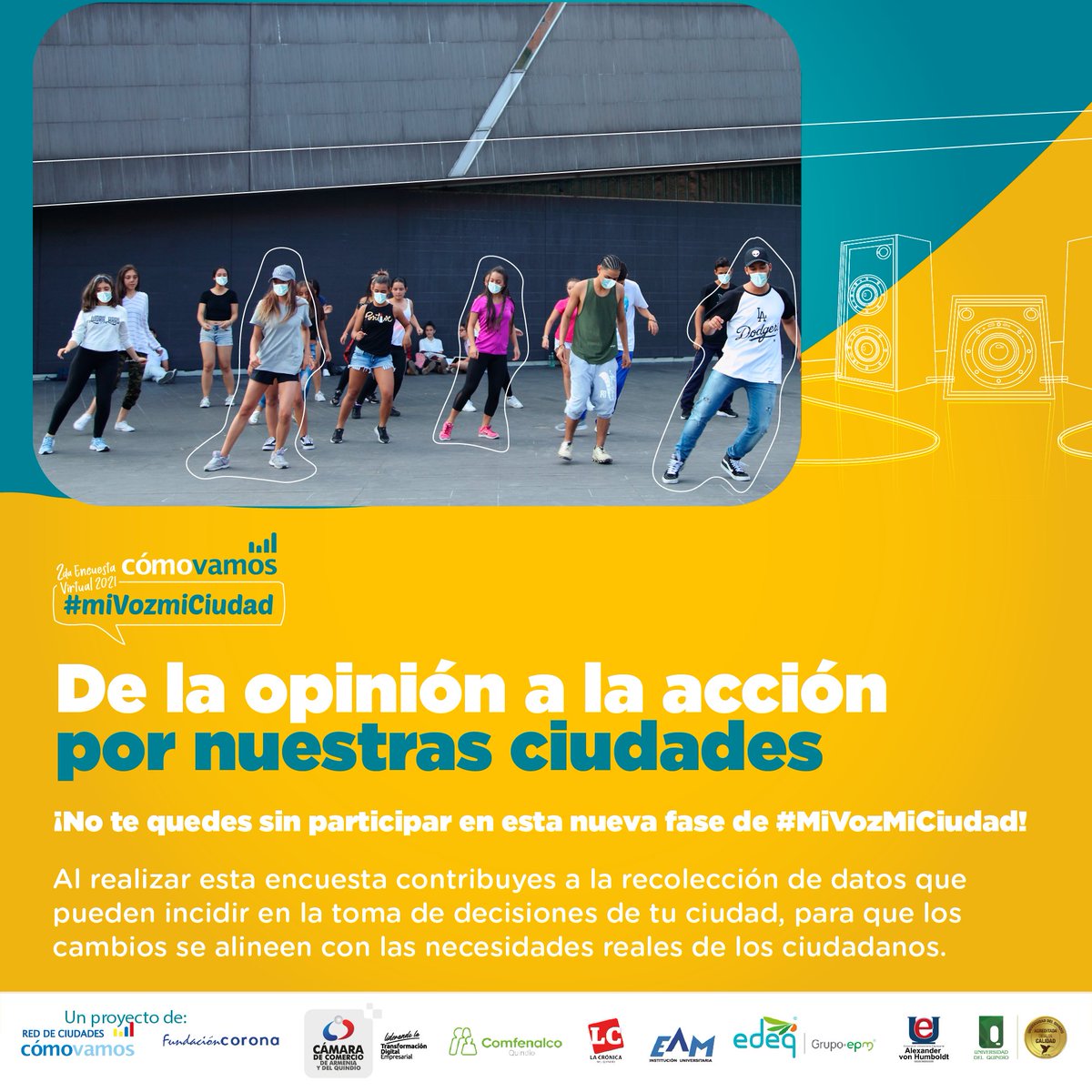 Arm_ComoVamos's tweet photo. #miVozmiCiudad | De la opinión a la acción por nuestras ciudades

Al realizar esta encuesta contribuyes a la recolección de datos que pueden incidir en la toma de decisiones de tu ciudad

¡No te quedes sin participar! ➡️ https://t.co/tSUwrzevWP https://t.co/NuQODb4zvY