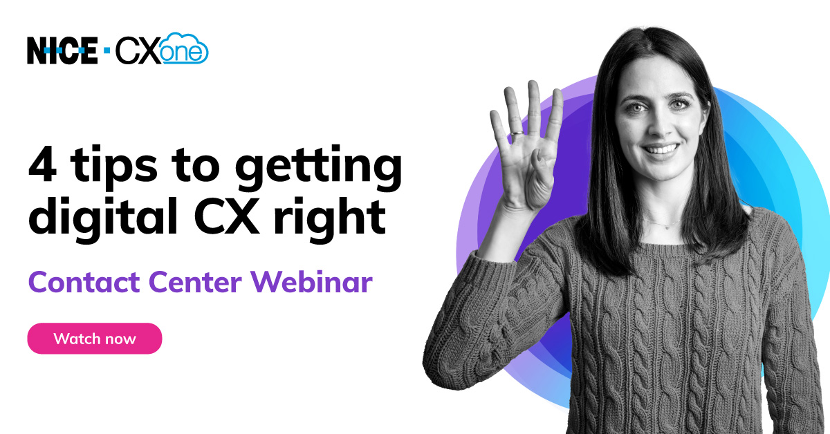 New #CX tips from <a href="/jeanniecw/">Jeannie Walters</a>, Experience Investigators CEO, and <a href="/AnnetteMiesbach/">Annette Miesbach</a>, NICE Sr. Product Marketing Manager, #CXone. okt.to/CU47gi