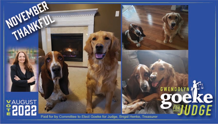 GoekeForJudge's tweet photo. Thankful for our Pets; Charlie and Daisy. St. Charles County has so many pet friendly parks and businesses. I'd enjoy seeing you and your pet at one of our area locations. Please share a pic in the comments! https://t.co/7SXJetGuCl