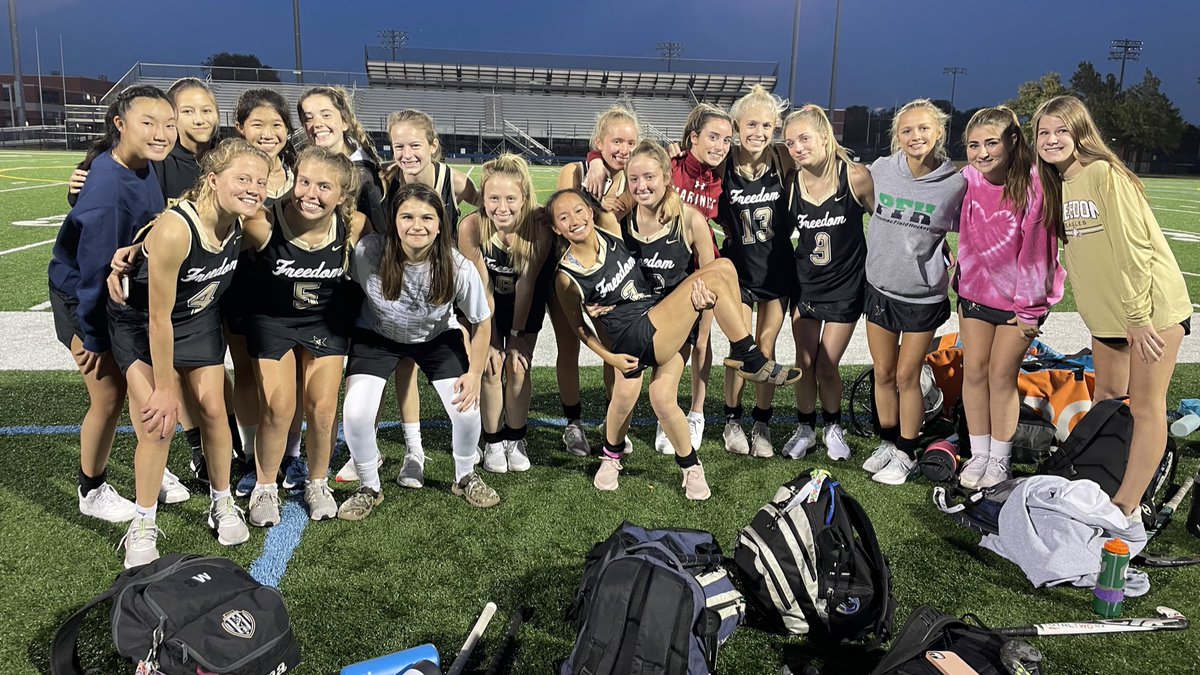 FreedomHsFH's tweet photo. An incredible, historic season for your Eagles comes to an end in the state quarterfinals. 💛🏑

We finished the season tri-regular season champs and regional runner ups, and earned the program’s first-ever state tournament berth. https://t.co/8P4PeA6JMr