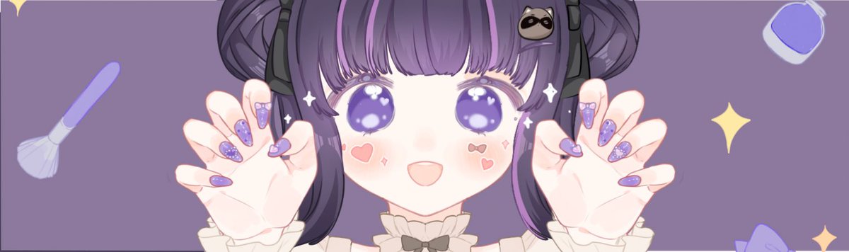 Gumaaarai's tweet photo. New banner 💜💜💜 
#ENVtubers #envtuber #VTuberUprising #vtuberart #VTubersAreNowWatching #Vtuberさんと繋がりたい #GUMAART https://t.co/2DItxVCMHv