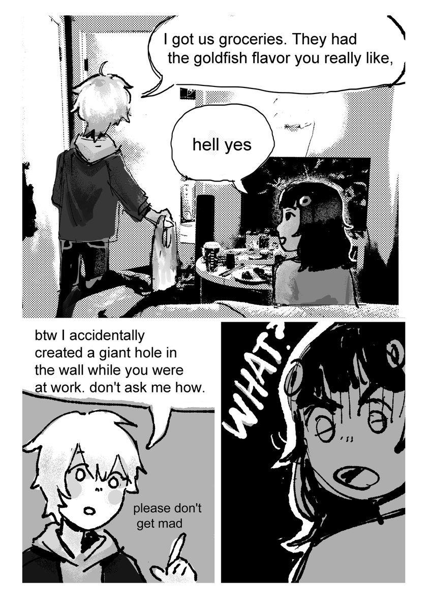 (original comic) testing using photographs as backgrounds, 