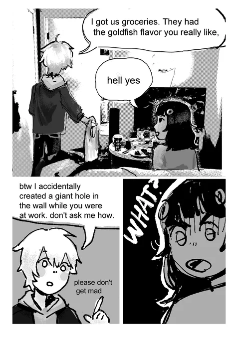(original comic) testing using photographs as backgrounds, 