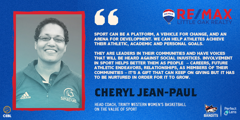 Sport’s impact goes beyond the court 🗣️

Serving since 2010, <a href="/CherylJeanPaul/">Cheryl Jean-Paul</a> is head coach of the <a href="/TWUSpartans/">TWU Spartans</a> WBB team 🏀

Additionally, she is head coach of <a href="/CanBball/">Canada Basketball</a>'s U16 Women's team which won silver at the FIBA Americas in August

Value of Sport presented by @remaxlittleoak