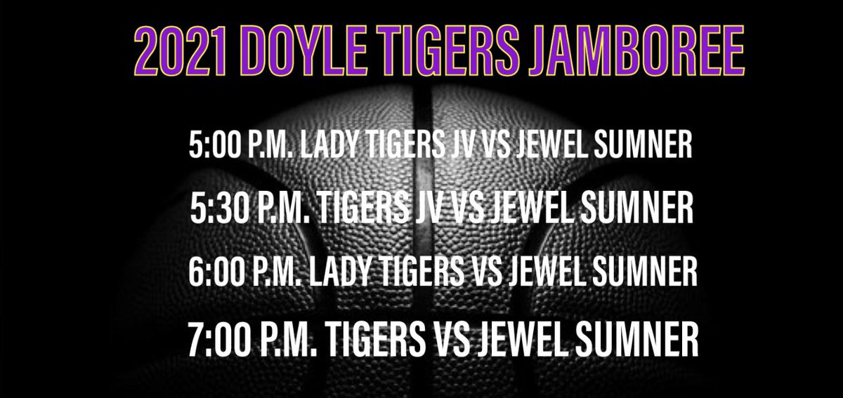 doyletigers's tweet photo. Don’t miss your chance to come watch us in some Jamboree action on Thursday! https://t.co/JUCPyhHkuI
