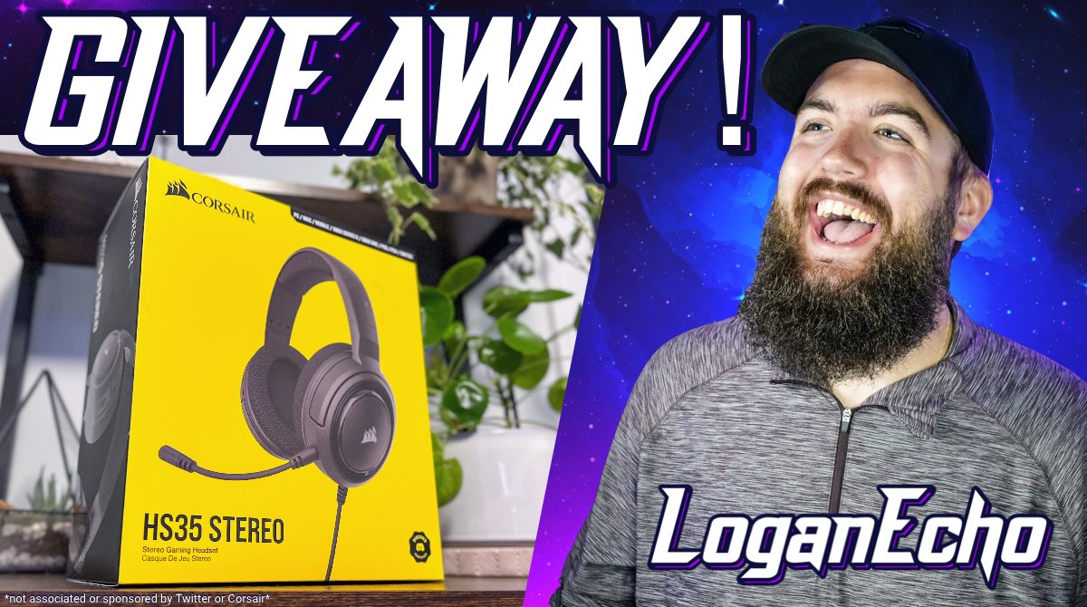 LoganEcho's tweet photo. How to Enter:
  1. Retweet this tweet
  2. Tag 2 friends by replying below
  3. Follow me on Twitter
  4. Follow me on Twitch (link in bio)

*Giveaway ends 11/12 at 11:59pm EST &amp; must be within USA*
**Not sponsored or associated with @CORSAIR**
#TechGiveaway #RetweetToEnter https://t.co/M05qkX4lHP