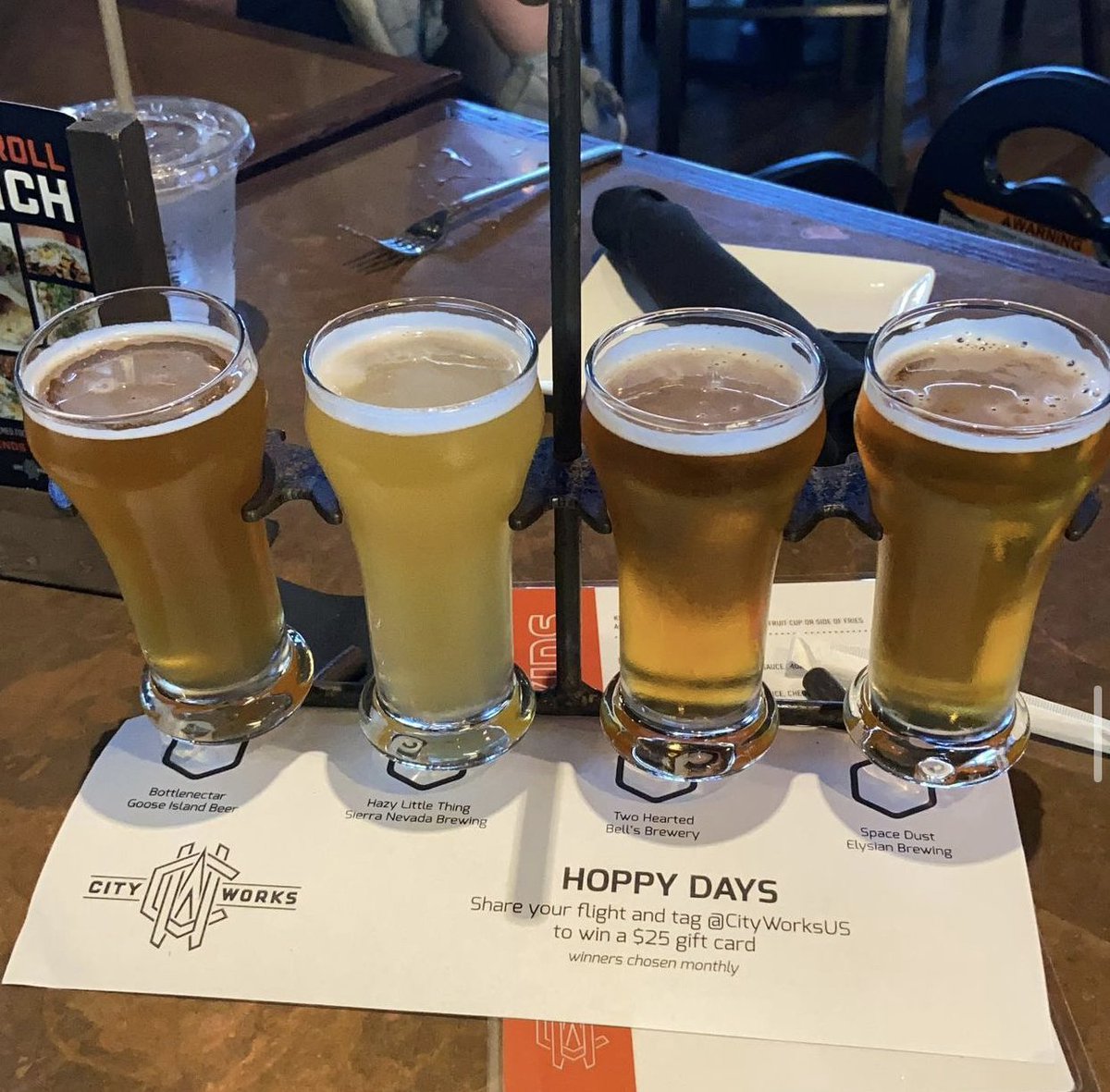 cityworksus's tweet photo. #hoppydays next time you get your flight take a pick to win a $25 gift card, or you can join our rewards program and get $10 once you sign up @bethill725 https://t.co/Ji2EHQwXxM