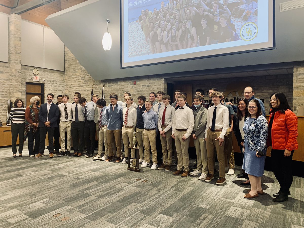 We’re thrilled to honor not one but two state championship teams at tonight’s Board of Education meeting. Congratulations to our boys and girls water polo teams on an amazing season! #GoBears #ServeLeadSucceed .@UAHSAthletics