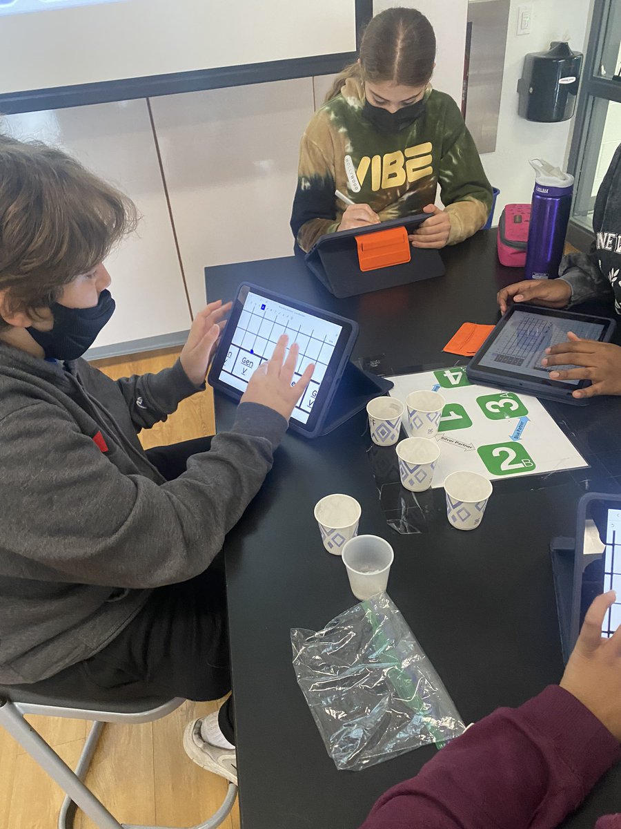 Uh-oh!  A mutated furless rabbit escaped the lab 😱.  Would it be more beneficial for it to reproduce sexually or asexually?!? 7th grade students simulated both…and gained great data to support their thinking! <a href="/NadScience/">Michelle Nadulek</a> <a href="/schneinceclass7/">Lindsey Schneider</a> #SciEd #SciCoach