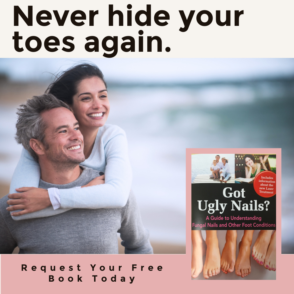 JHollanderDPM's tweet photo. Never hide your toes again. There are treatment options available, including new Laser Treatment for fungal toenails. Our book explains the causes of this frustrating condition so you can stop dealing with the problem &amp; start living and enjoying your life https://t.co/yulZc5p3bl https://t.co/RR3LexTWSG