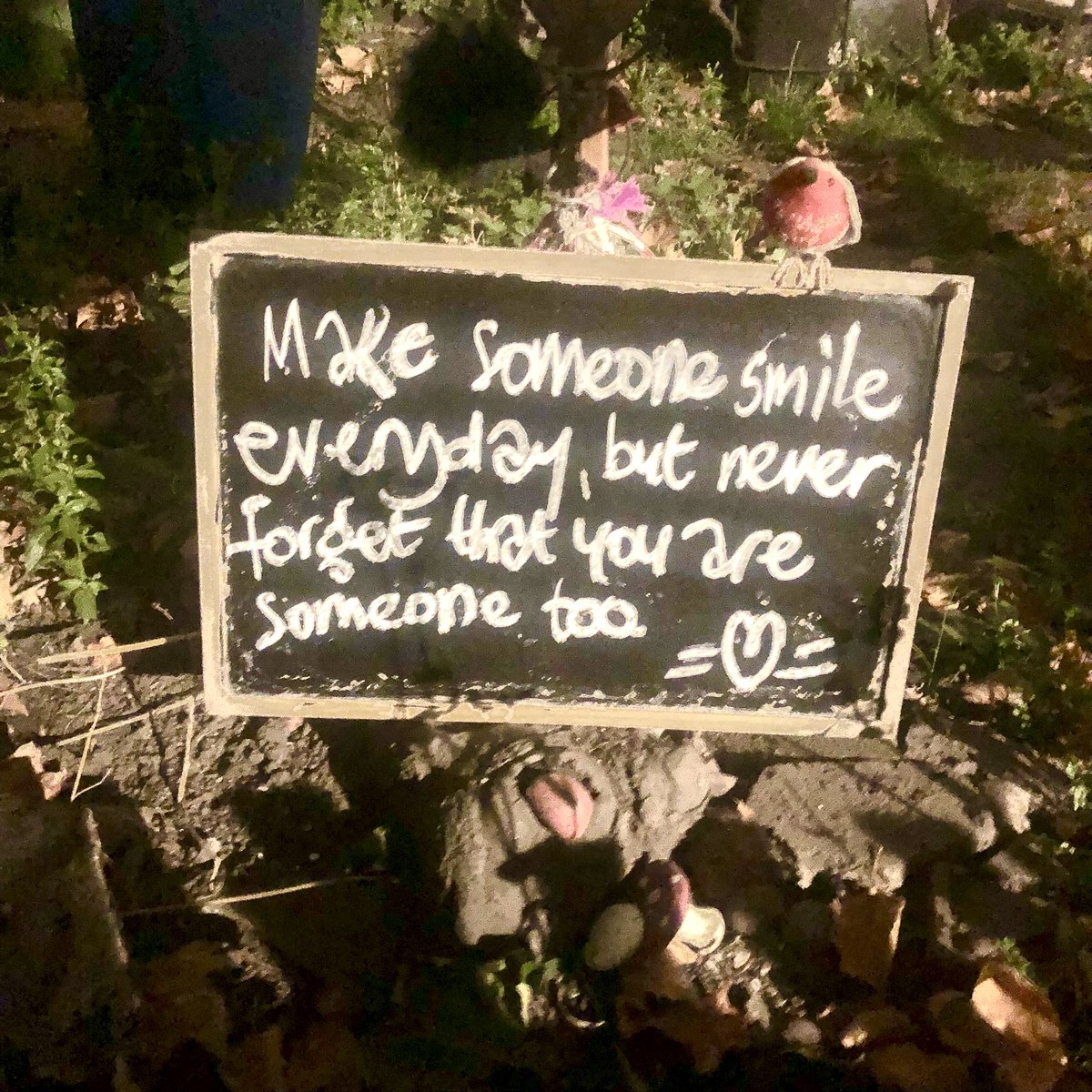 peckhambird's tweet photo. #makesomeonesmileeveryday #neverforget #yousresomeoneto #beyou  #beyoutiful #kindness #wishing  #everyone #light #love #laughter and #joy in your dear #hearts 🌈❤️ https://t.co/6HJcBFBoAQ