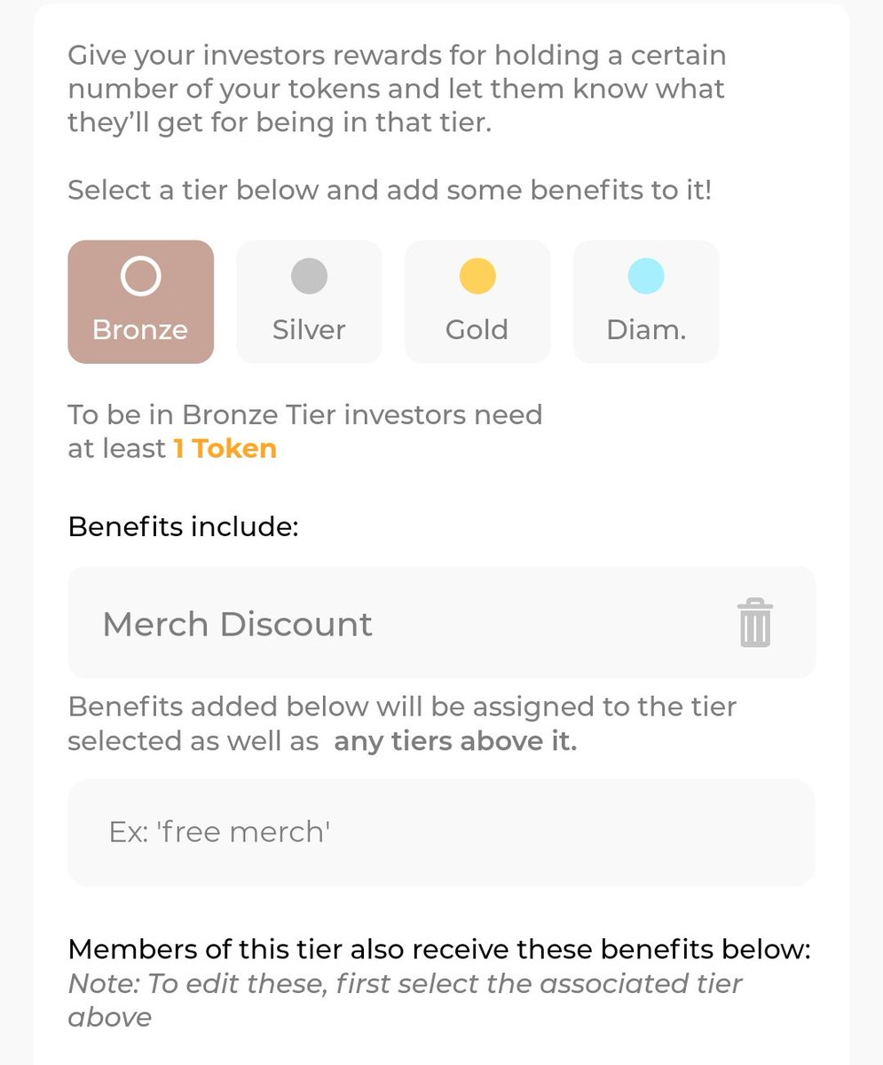 📣New Update📣 on both app stores!

- Creators can use the new tier visualization to input their tier benefits directly into the app
- Fans can view their tier progress on a Creator's profile