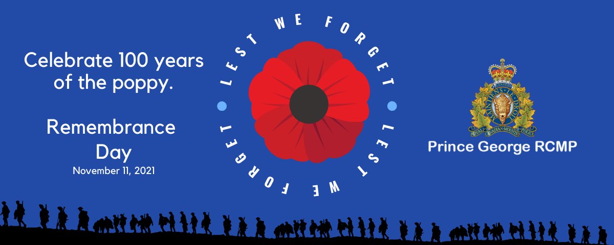 PG_RCMP's tweet photo. Today, the @PG_RCMP honours those who have served and continue to serve for the peace and freedom of our country. #CanadaRemembers @CityofPG #RemembranceDay https://t.co/Y8x6tedZIo